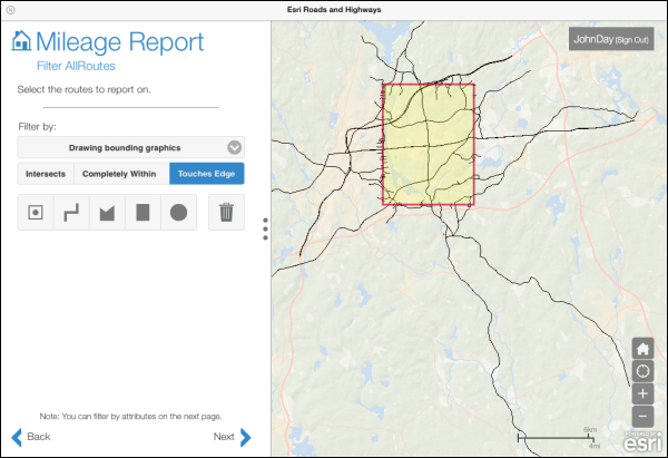 Routes that are touching the edge of the graphic Routes that are touching the edge of the graphic